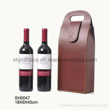 Wine Carrier Box for Two Wine Bottles (SH0047)